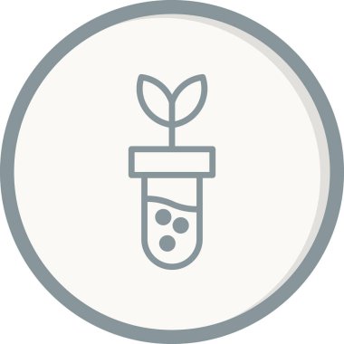 Mataradaki genetiği değiştirilmiş filiz, vektör illüstrasyonu 