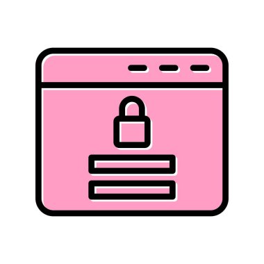 Bir sisteme, web sitesine veya uygulamaya giriş için pencere simgeleri