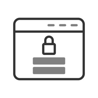 Bir sisteme, web sitesine veya uygulamaya giriş için pencere simgeleri