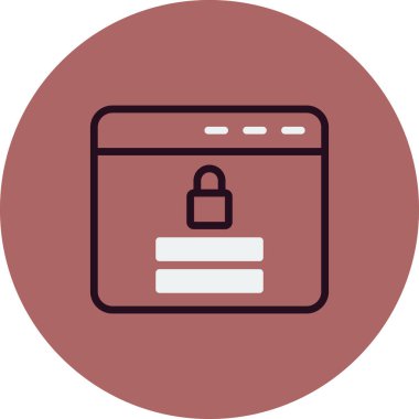 Bir sisteme, web sitesine veya uygulamaya giriş için pencere simgeleri