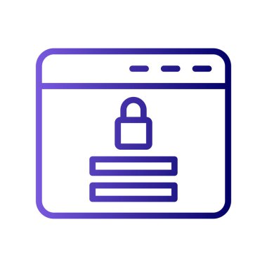 Bir sisteme, web sitesine veya uygulamaya giriş için pencere simgeleri