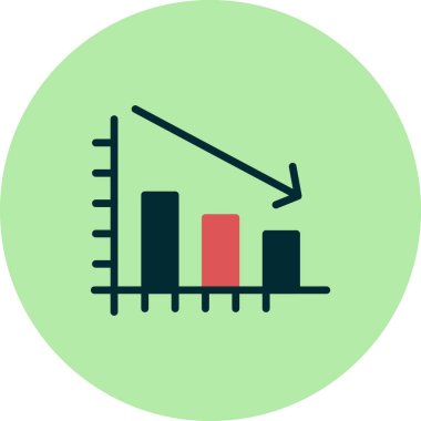 Paranın vektör düz renk simgesi  