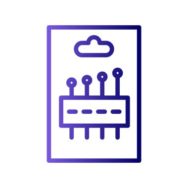 İğne paketi simgesi, vektör illüstrasyonu