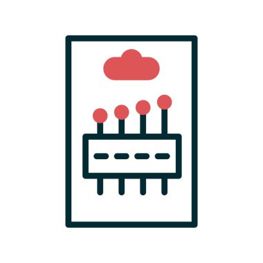 İğne paketi simgesi, vektör illüstrasyonu