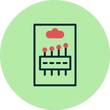 İğne paketi simgesi, vektör illüstrasyonu