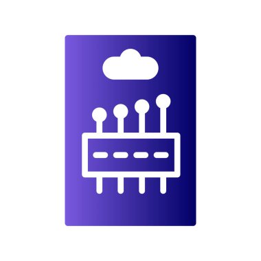 İğne paketi simgesi, vektör illüstrasyonu