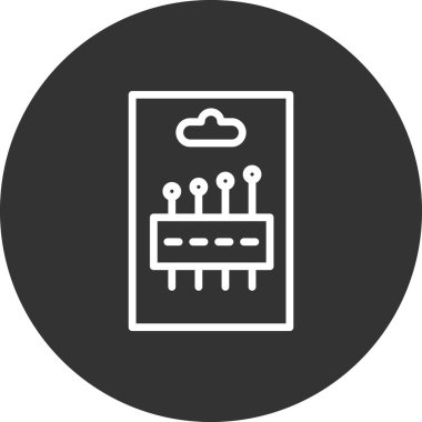 İğne paketi simgesi, vektör illüstrasyonu