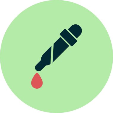 pipette simgesi vektör çizimi 