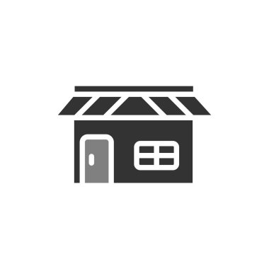 dükkan simgesi vektör çizimi tasarımı