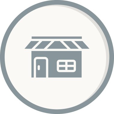 dükkan simgesi vektör çizimi tasarımı