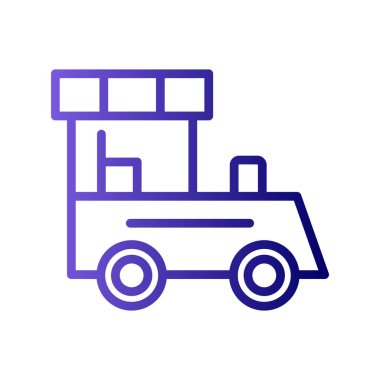 Tren. Web simgesi vektör illüstrasyonu