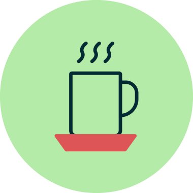 Kahve Kupası vektör simge tasarlamak