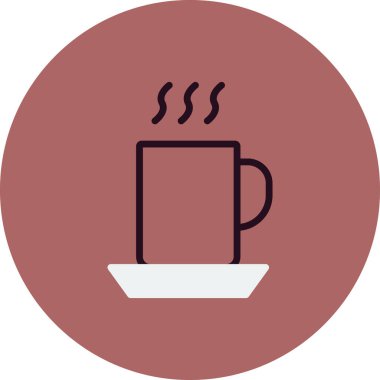 Kahve Kupası vektör simge tasarlamak