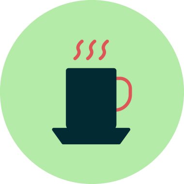 Kahve Kupası vektör simge tasarlamak