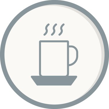 Kahve Kupası vektör simge tasarlamak