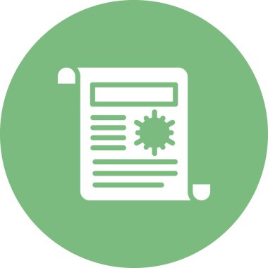 Covid Raporu 'nun vektör illüstrasyonu, korona 