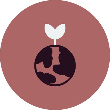 Ağ simgesi, vektör küresi, Ekoloji bitkisi 