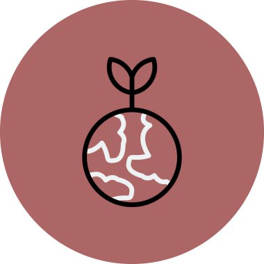 Ağ simgesi, vektör küresi, Ekoloji bitkisi 