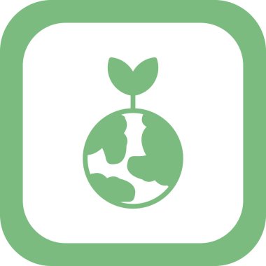 Ağ simgesi, vektör küresi, Ekoloji bitkisi 