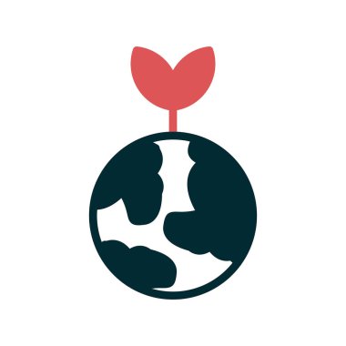 Ağ simgesi, vektör küresi, Ekoloji bitkisi 