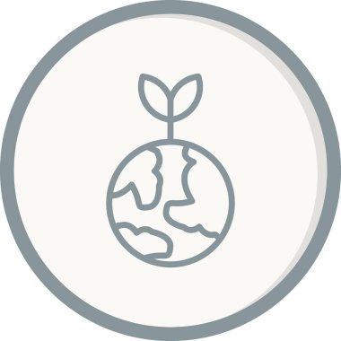 Ağ simgesi, vektör küresi, Ekoloji bitkisi 