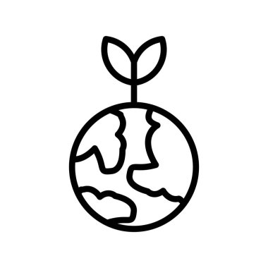 Ağ simgesi, vektör küresi, Ekoloji bitkisi 