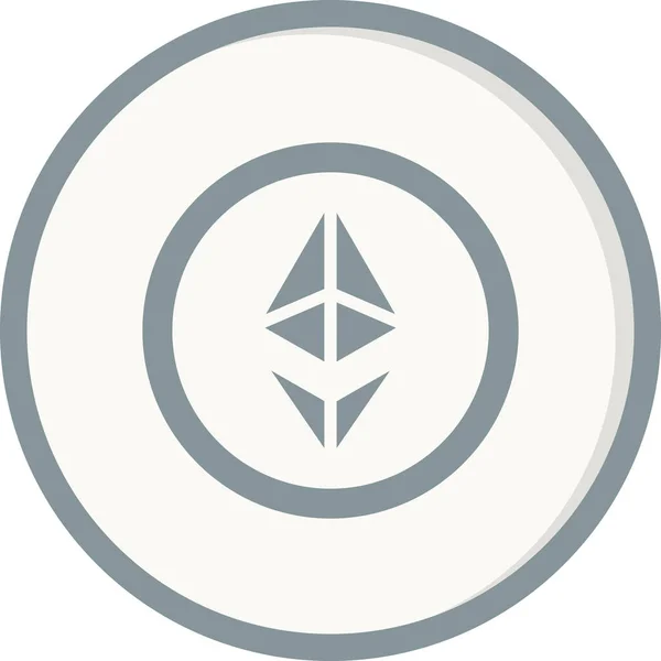 Ethereum Crypculum Symbol Vector Icon — стоковий вектор