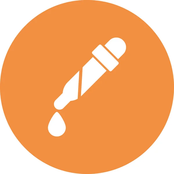 Pipet Pictogram Vector Illustratie — Stockvector