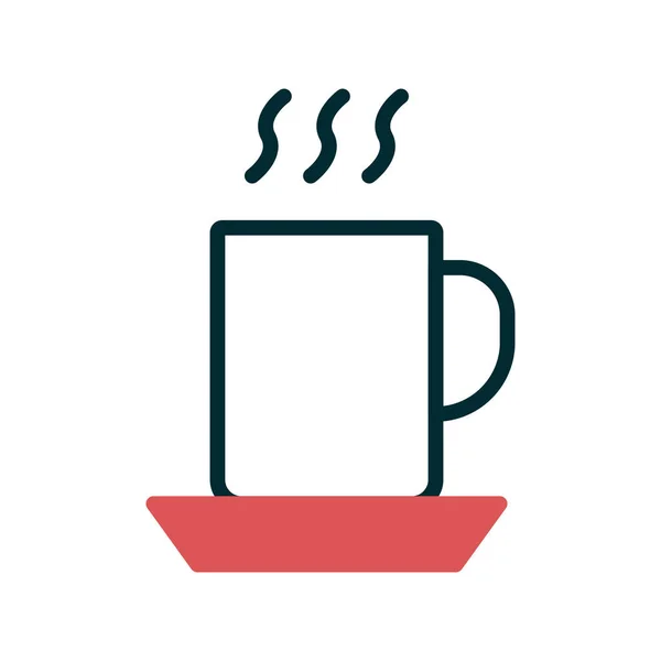 Taza Café Vector Icono Ilustración — Vector de stock