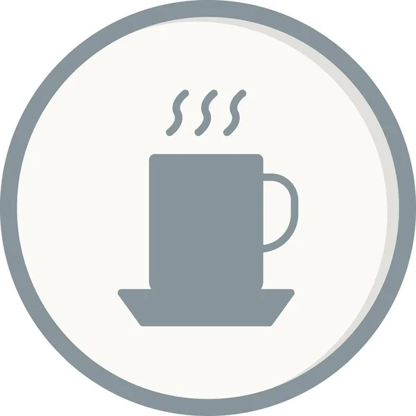 Taza Café Vector Icono Ilustración — Archivo Imágenes Vectoriales