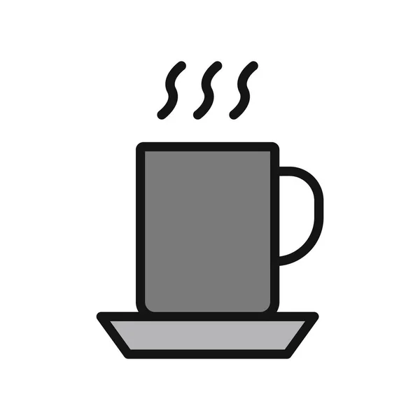 Kawy Filiżanka Wektor Ikona Ilustracja — Wektor stockowy