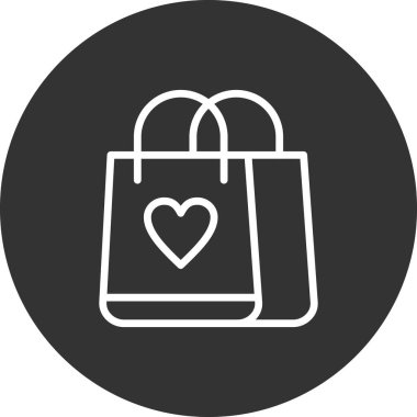 Alışveriş ikonu vektör illüstrasyonu. siyah ve beyaz resimtogram.