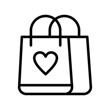 Alışveriş ikonu vektör illüstrasyonu. siyah ve beyaz resimtogram.