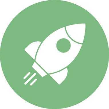 Uzay gemisi simgesi vektör illüstrasyonu