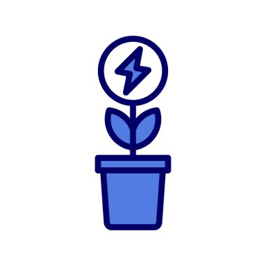 Bio Enerji Ağı simgesi, vektör illüstrasyonu 