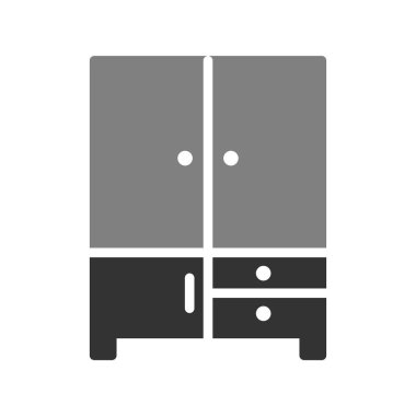 Dolap dolabı, basit vektör çizimi 