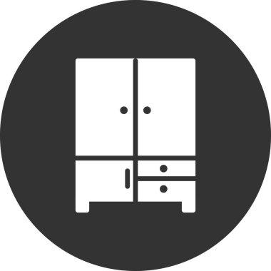 Dolap dolabı, basit vektör çizimi 