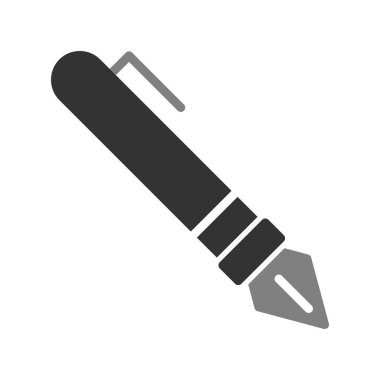 dolmakalem simgesi, vektör illüstrasyonu 