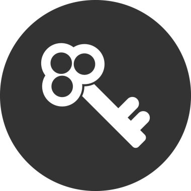 anahtar simgesi, vektör illüstrasyonu 