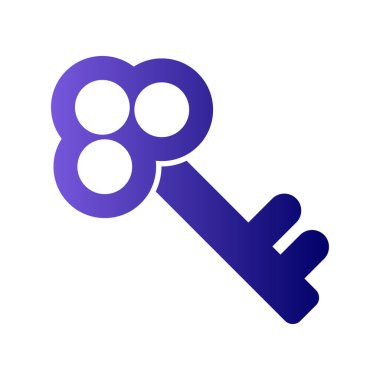 anahtar simgesi, vektör illüstrasyonu 