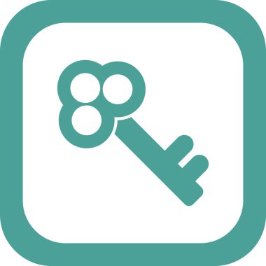 anahtar simgesi, vektör illüstrasyonu 