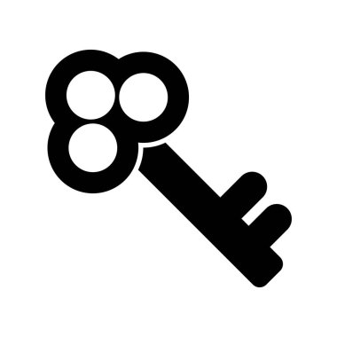 anahtar simgesi, vektör illüstrasyonu 