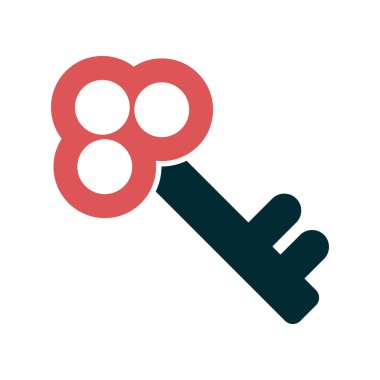 anahtar simgesi, vektör illüstrasyonu 