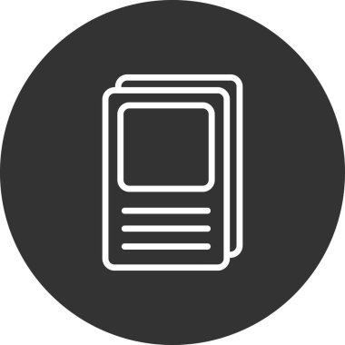 Kitap. Web simgesi vektör illüstrasyonu