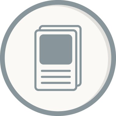 Kitap. Web simgesi vektör illüstrasyonu