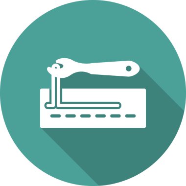 Dikiş simgesi, vektör illüstrasyonu 