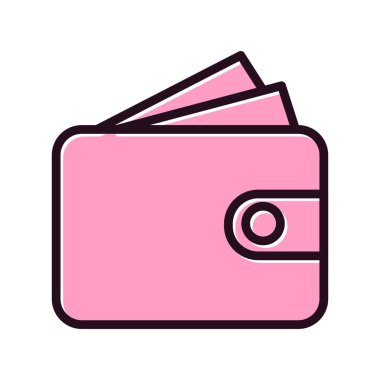 cüzdan web simgesi basit illüstrasyon