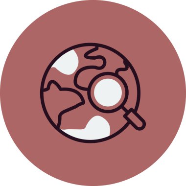 Dünya çapında nakliye, dünya küresi, vektör illüstrasyonu 