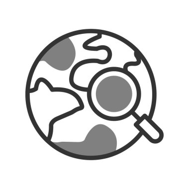 Dünya çapında nakliye, dünya küresi, vektör illüstrasyonu 