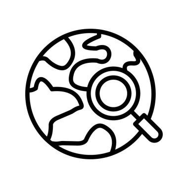 Dünya çapında nakliye, dünya küresi, vektör illüstrasyonu 